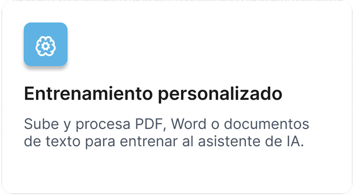 entrenamiento personalizado