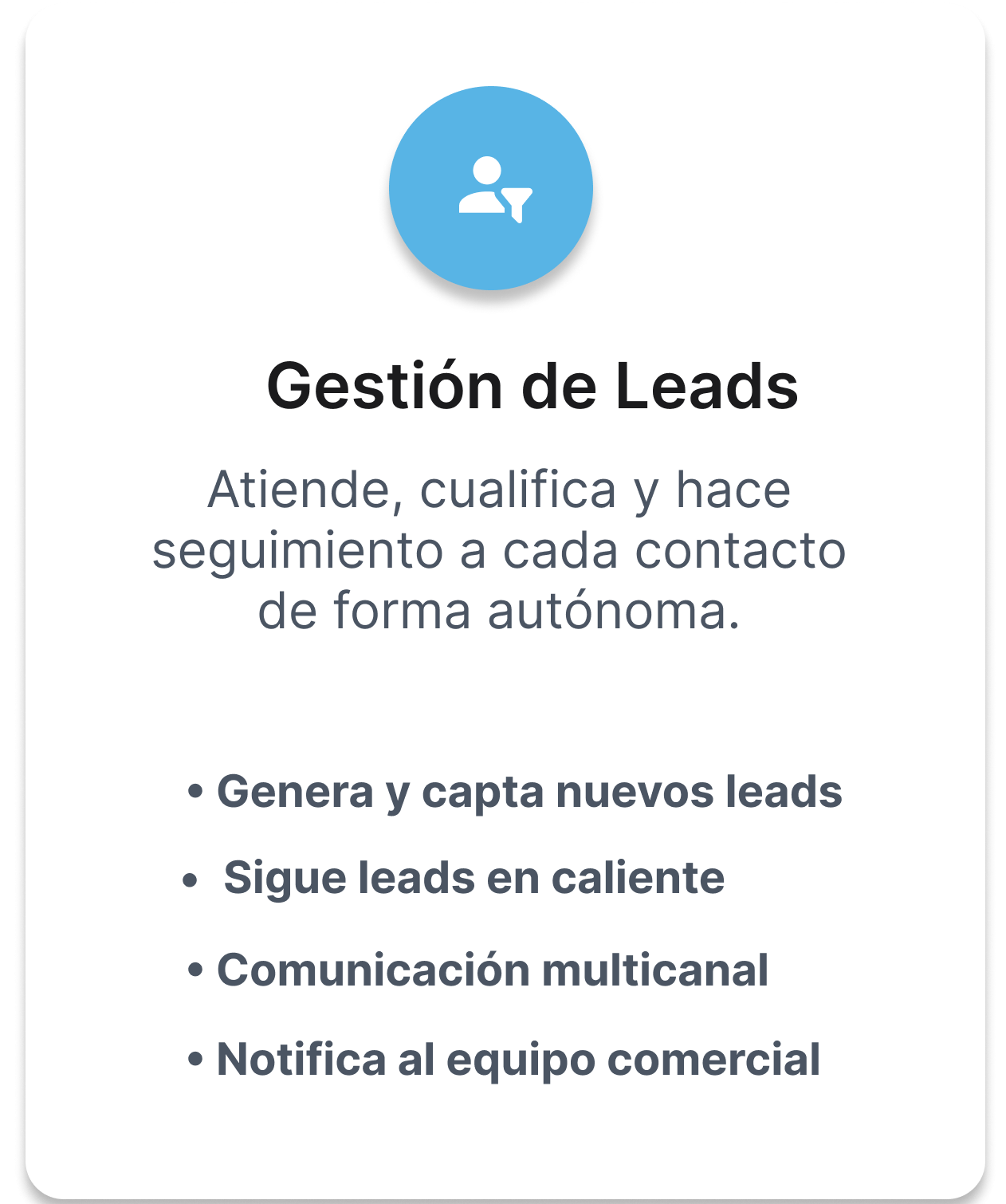 gestion de leads