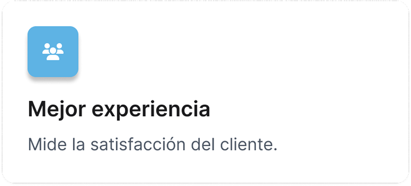 mejor experiencia