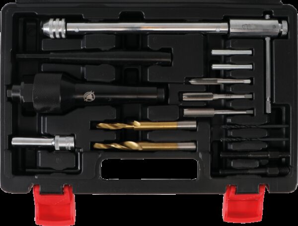 REF.:98297. Juego de extracción de calentadores y reparación de roscas