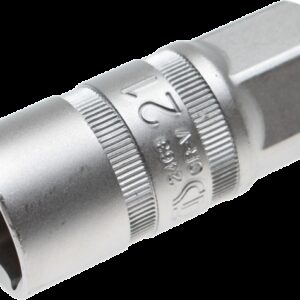REF.:2463. Vaso para bujías magnético, hexagonal entrada 12,5 mm (1/2") 21 mm