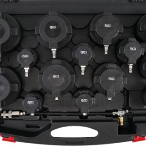 REF.:9585. Maletín de diagnóstico para turbocompresor con adaptadores de bayoneta, 17 piezas