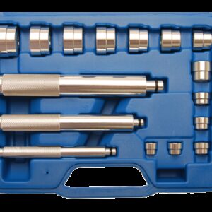 REF.:1524 Juego16 piezas para quitar o instalar bujes fabricado en aluminio