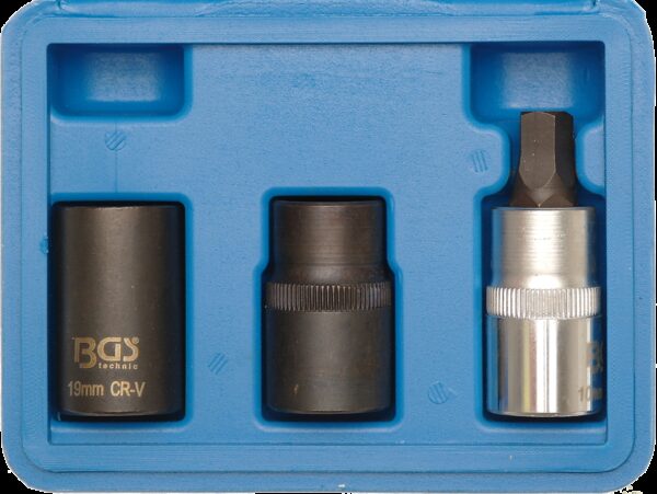 REF.:1112 Juego 3 piezas de vasos pentagonales 1/2"