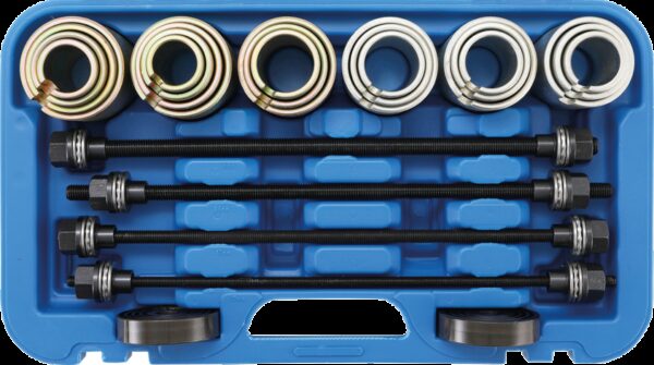 REF.:67302. Juego de extractores de silentblocks con 4 husillos, 26 piezas