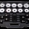 REF.:HK2302. Juego de extractores de silenblocks con 4 husillos, 24 piezas
