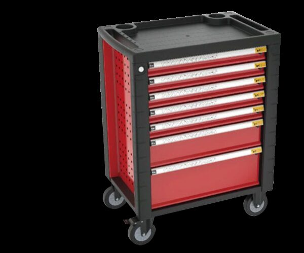 REF.:KW-130E. Carro con 5 a 9 cajones con dotación