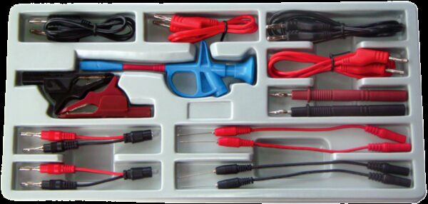 REF.:2185 Juego de cables de prueba y accesorios, 15 piezas