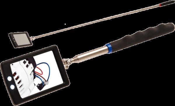 REF.:9302. Espejo de inspección telescópico LED 285 - 870 mm