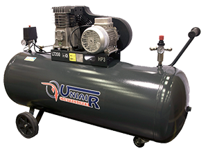 REF.:IP-200-3M Compresor de pistones sobre deposito 3 GV 200 L