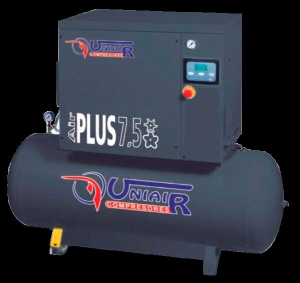 REF.:AIR PLUS 7.5-500 Compresor de tornillo 7,5 CV gama básica+depósito
