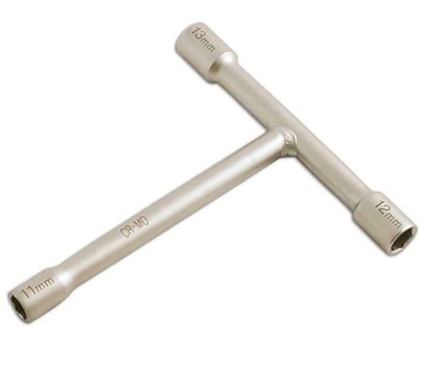 Llave de vaso con mango en T 8 - 9 - 10 mm