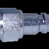 REF.:E-170 Boquilla en acero templado hembra 1/4 gas