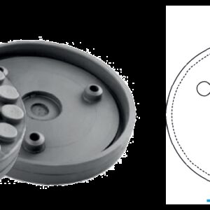 REF.:047021040 Taco de goma Ø 145 mm