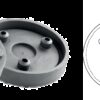 REF.:04640577. Taco de goma Ø 120 mm