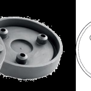REF.:04640577. Taco de goma Ø 120 mm