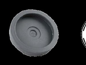 REF.:047021850MET. Taco de goma Ø 100 mm