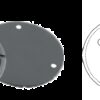 REF.:IST1304800 Taco de goma Ø 145 mm