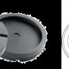 REF.:CASCOS001. Taco de goma Ø 138 mm