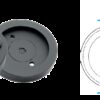 REF.:GTCN006. Taco de goma Ø 120 mm