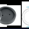 REF.:GTCN004. Taco de goma Ø 140 mm