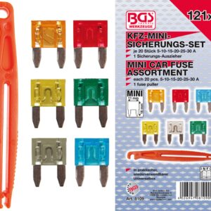 REF.:8109. Surtido de fusibles para automoción MINI 121 piezas