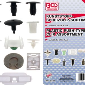 REF.:8129. Surtido de grapas de automoción para VW 255 piezas