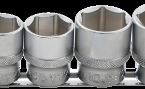 REF.:9108. Juego de llaves de vaso, hexagonal entrada 12,5 mm (1/2") 20 - 32 mm, 7 piezas