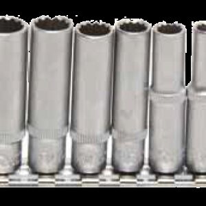 REF.:5251 Juego de llaves de vaso 12 caras, largas entrada 6,3 mm (1/4") 4 - 13 mm, 11 piezas