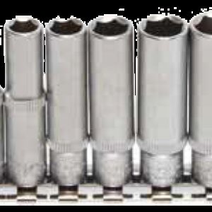 REF.:2221 Juego de llaves de vaso hexagonal, largas entrada 6,3 mm (1/4") 4 - 13 mm, 11 piezas