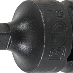 REF.:171 Adaptador de llave de vaso de impacto cuadrado interior 10 mm (3/8") - cuadrado exterior 6,3 mm (1/4")