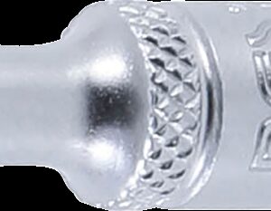 REF.:2474. Llave de vaso hexagonal entrada 6,3 mm (1/4") 4 mm