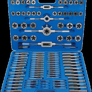 REF.:1900 Juego de machos y terrajas M2 - M18 110 piezas
