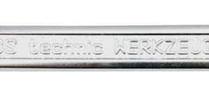 REF.:1752. Llave de estrella doble abierta 15 x 17 mm
