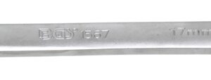 REF.:1567. Llave combinada con carraca ajustable 90° 17 mm