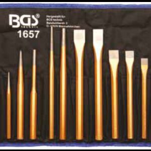 REF.:1657. Juego de botadores/ cinceles/ granetes 12 piezas