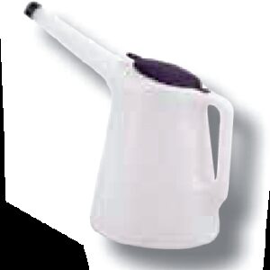 REF.:W9001. Jarra de plástico polietileno de alta densidad caño flexible 1l.