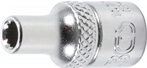 Llave de vaso 12 caras entrada 6,3 mm (1/4") 4 mm