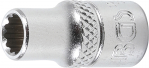 Llave de vaso 12 caras entrada 6,3 mm (1/4") 6 mm