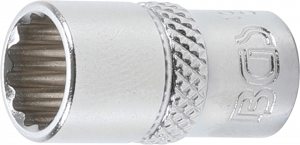 Llave de vaso 12 caras entrada 6,3 mm (1/4") 9 mm