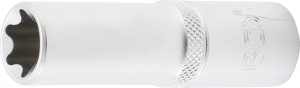 Llave de vaso E-Torx, larga entrada 12,5 mm (1/2") E18