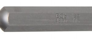 REF.: 4860 Punta longitud 75 mm entrada 10 mm (3/8") dentado múltiple interior (para XZN) M6