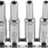 REF.:6403 Juego de llaves de vaso E-Torx, largas entrada 6,3 mm (1/4") E4 - E10 6 piezas