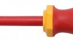 REF.:4929 Destornillador VDE plano 4 mm Longitud de cuchilla 100 mm