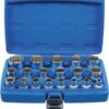 REF.:2152 Juego de llaves de vaso Gear Lock entrada 12,5 mm (1/2") 19 piezas
