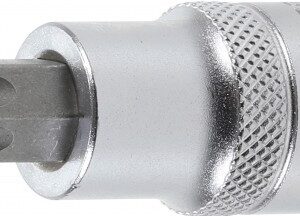 REF.:4375. Punta de vaso entrada 12,5 mm (1/2") perfil en T (para Torx) T55