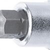 REF.: 2591. Punta de vaso entrada 6,3 mm (1/4") perfil en T (para Torx) T15