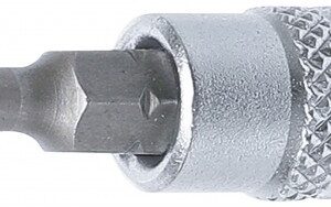 REF.:2592 Punta de vaso entrada 6,3 mm (1/4") perfil en T (para Torx) T20