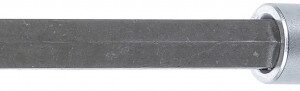 REF.:5184-T60. Punta de vaso longitud 140 mm entrada 12,5 mm (1/2") perfil en T (para Torx) T60
