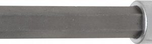 REF.:5184-T70. Punta de vaso longitud 140 mm entrada 12,5 mm (1/2") perfil en T (para Torx) T70